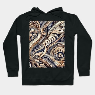 Discover Aotearoa's Cultural Tapestry: Authentic Maori Art in Vibrant Illustrations Hoodie